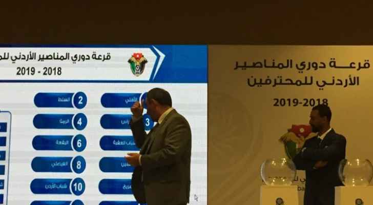 نتائج قرعة دوري المحترفين لكرة القدم 2018-2019