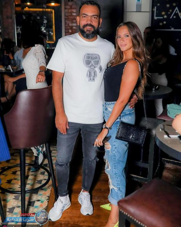 بالفيديو والصور  ..  خالد عليش يحتفل بزفافه على الإعلامية ميرهان عمرو