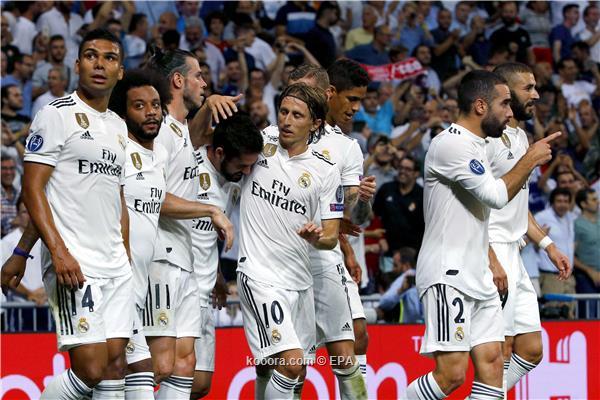 بالصور ..  ريال مدريد يحرق مرمى روما 3 مرات