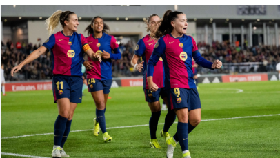 سيدات برشلونة يقهرن ريال مدريد بخماسية جديدة