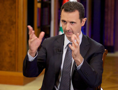 الأسد : لدينا أسلحة تُعمي بصر إسرائيل واحتمال الضربة الأمريكية لا يزال قائماً