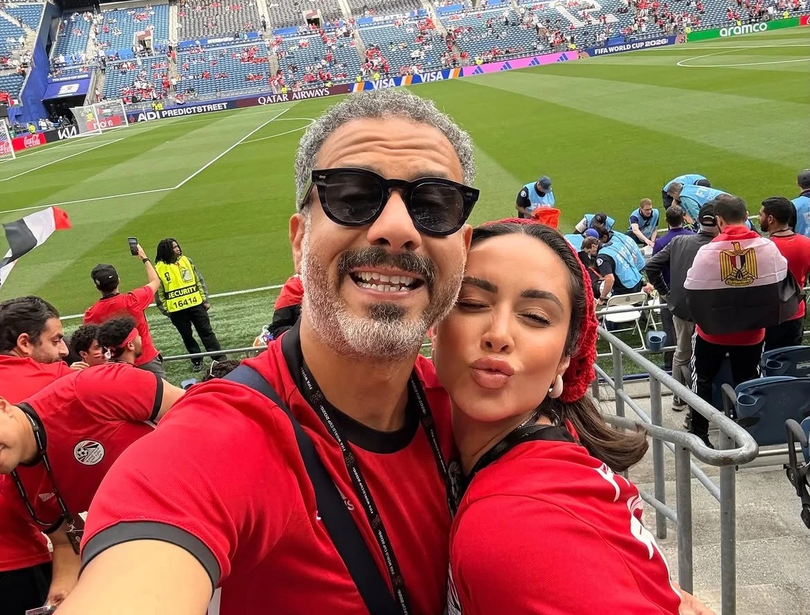 بسنت شوقي ومحمد فراج يحتفلان بانتصارات الفراعنة في كأس العالم بالدموع