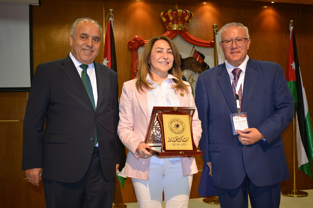 تكريم عمان الاهلية بحفل الأولمبياد العالمي لجمعية المواهب العلمية الثقافية 