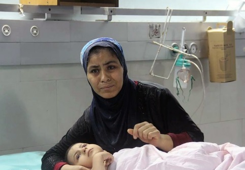 براءة رضيع في غزة تباغتها صواريخ الاحتلال