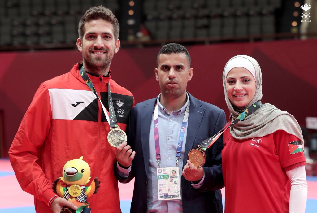 قطان يتوج بالميدالية البرونزية في منافسات التايكواندو بدورة الألعاب الآسيوية (صور)