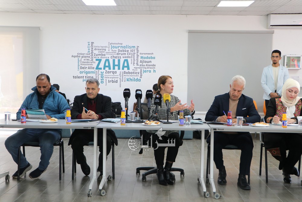 المديرة التنفيذية لمركز زها الثقافي، رانيه صبيح، تلتقي ممثلي الصحف والمواقع الإخبارية الإلكترونية