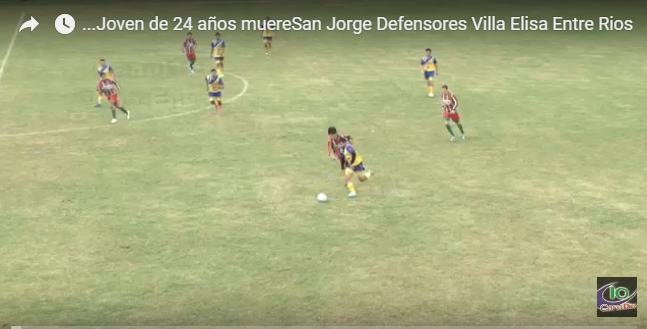 بالفيديو ..  لحظة وفاة لاعب أرجنتيني بـ''ضربة في الرأس''