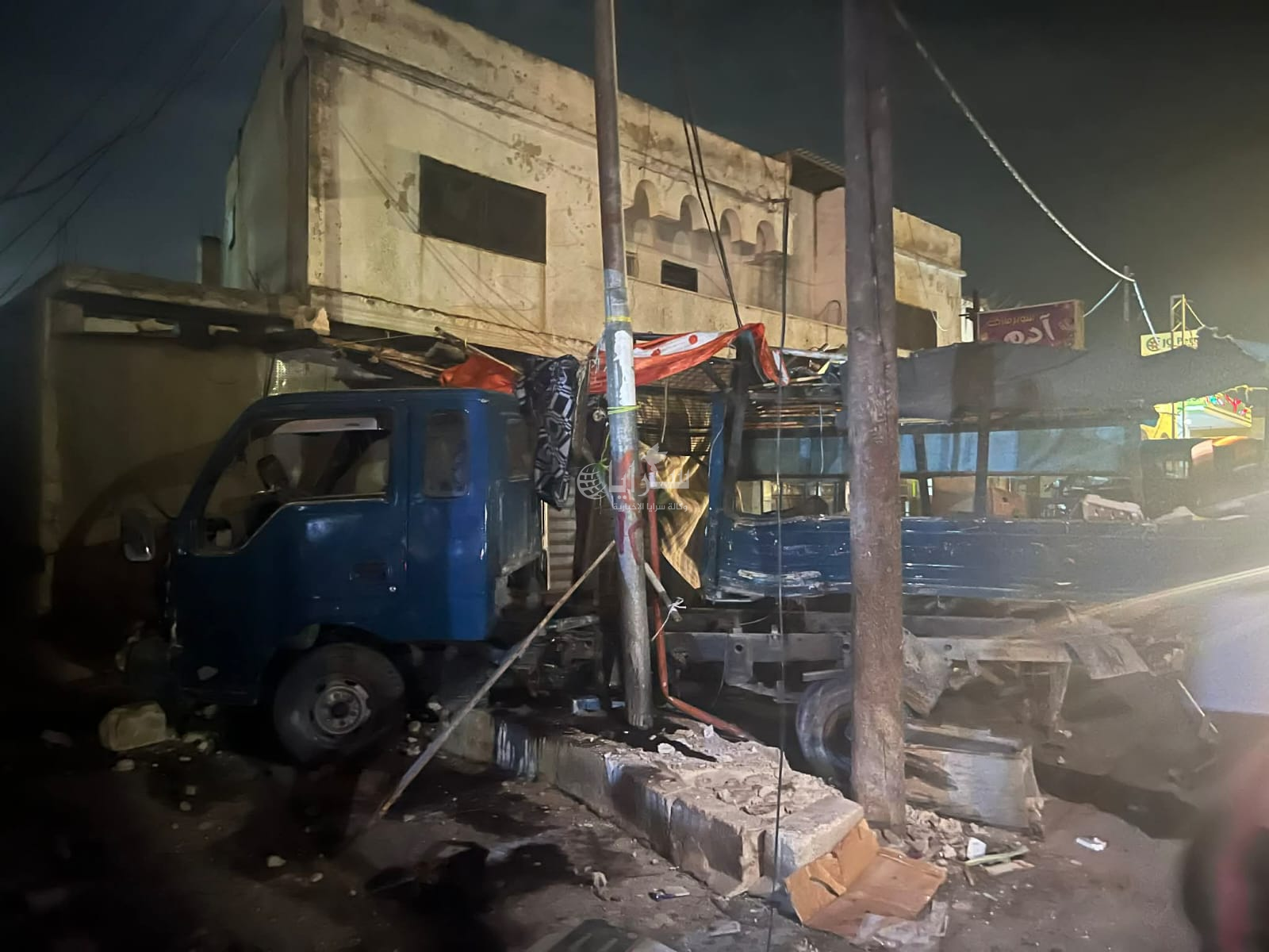  الاغوار الشمالية : إصابات جراء حادث تصادم مروع في منطقة وقاص ..  صور