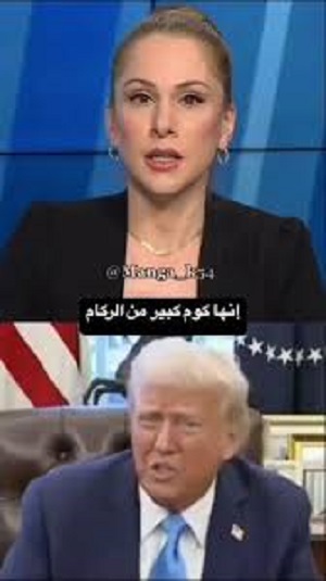 بالفيديو  ..  ترمب وصف غزة بأنها مجرد كومة من ركام! ..  وجاءه رد مزلزل من مذيعة أمريكية