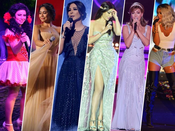 بالفيديو .. فنانات سقطن على المسرح أمام الجمهور