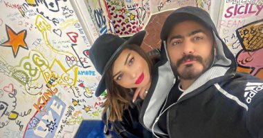 بالصور  ..  فنانة عربية وراء الخلاف بين تامر حسني وزوجته 