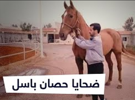 فيديو يكشف أسرار "الحصان الأغر" لباسل الأسد الذي أطاح بضابط رفيع المستوى وسجن فارس  