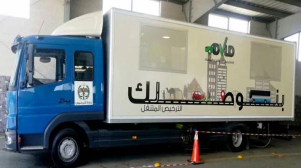 الترخيص المتنقل في الأزرق والرصيفة الأحد