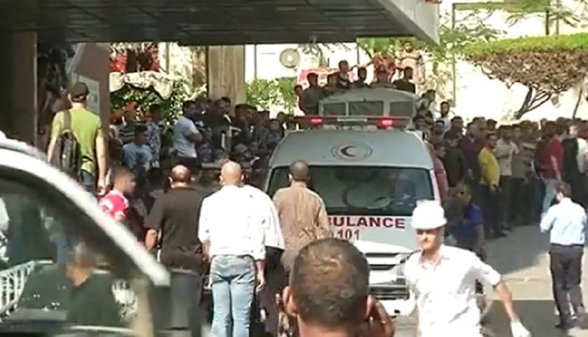 أعداد هائلة من الجرحى تتوافد على مستشفى ناصر بخان يونس