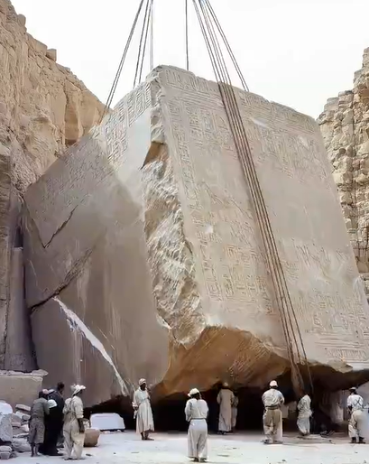 فيديو بالذكاء الاصطناعي يوضح طريقة بناء الأهرامات