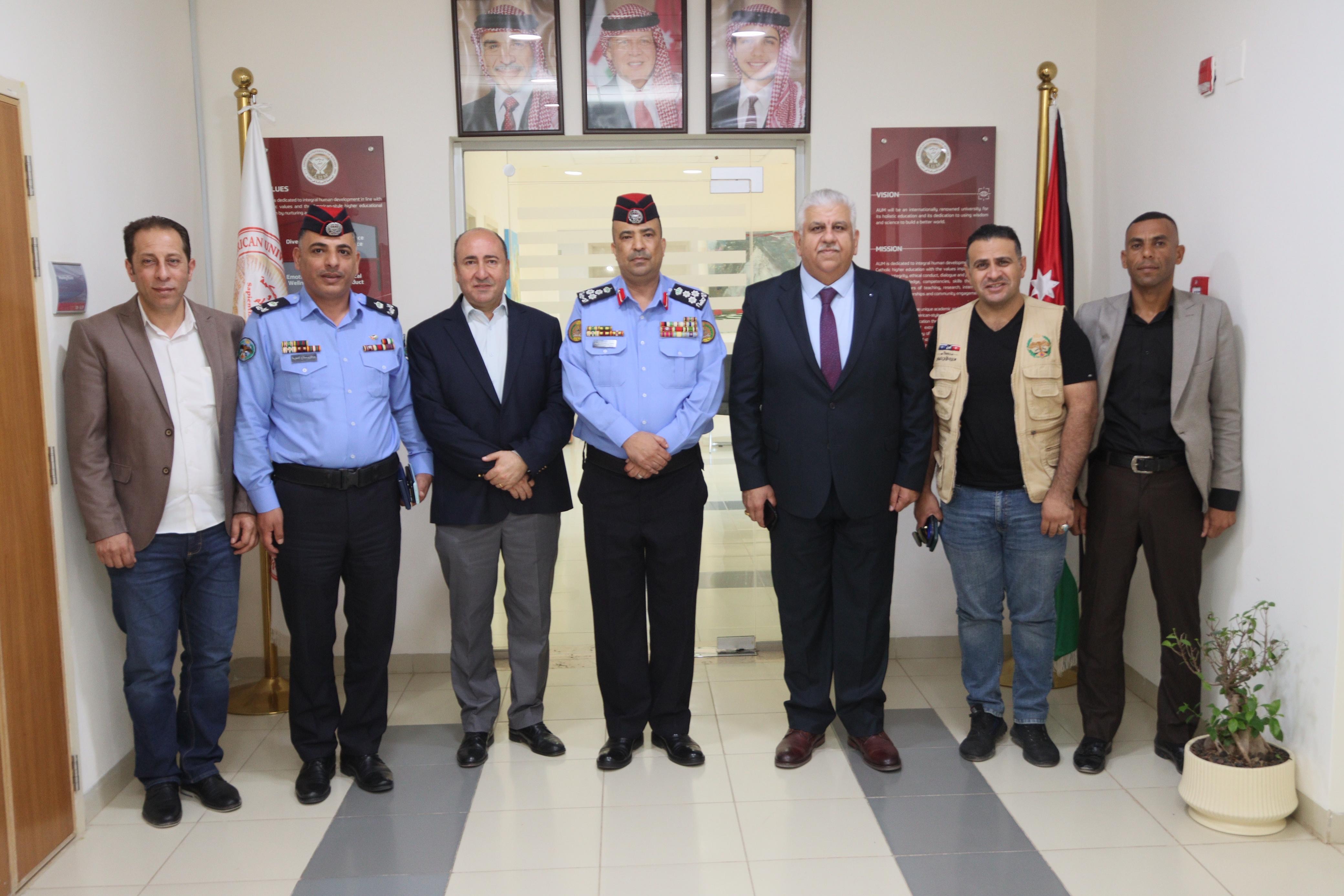 الجامعة الأميركية في مادبا تنظّم جلسة توعوية بعنوان "نحو بيئة جامعية آمنة" بالتعاون مع مديرية شرطة محافظة مادبا.