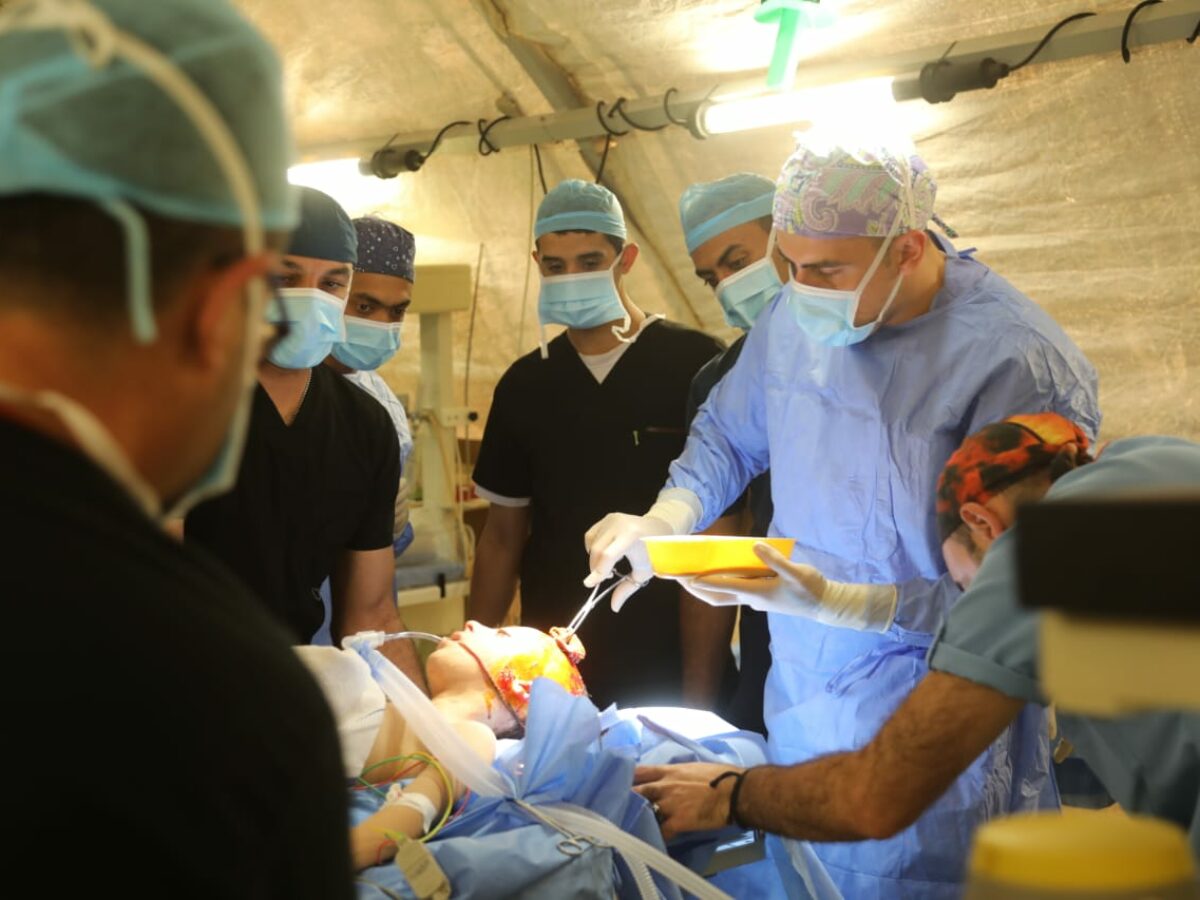 المستشفى الميداني الأردني في خانيونس أجرى 1075 عملية جراحية
