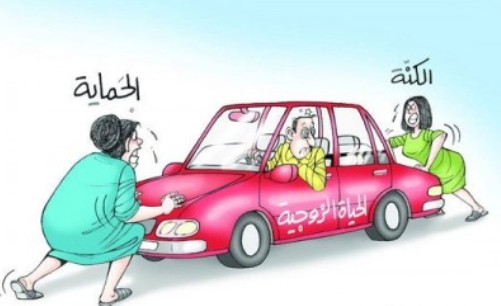 أنا مشكلتي مع حماتي انها انسانه غيوره جداً يعني بعمللها كلشي بدا اياه وبالمقابل مابلاقي منها غير الاساءه
