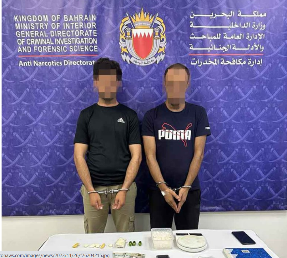 البحرين  ..  القبض على 6 أشخاص بحوزتهم مواد مخدرة تزيد قيمتها عن 32 ألف دينار