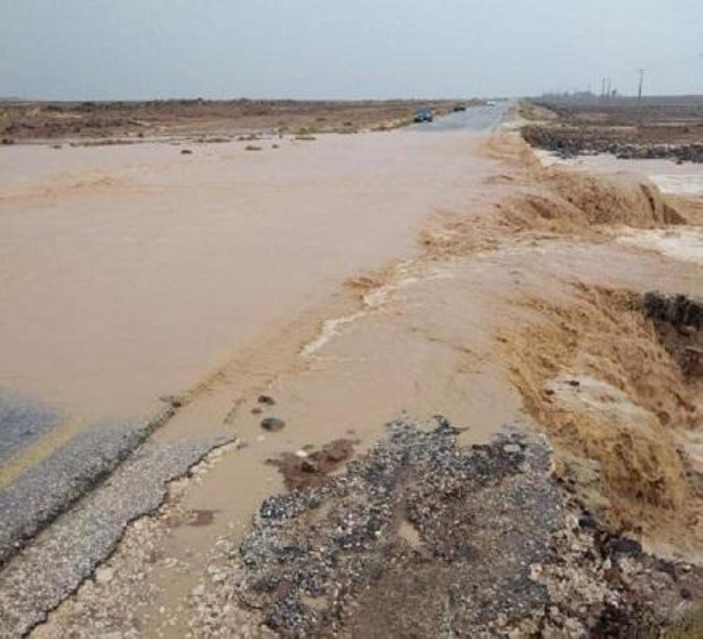 إغلاق طريق بغداد الدولي بسبب السيول