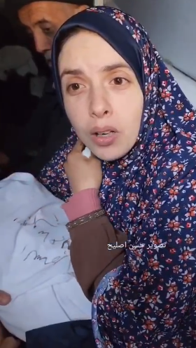 أنجبت بعد 11 سنة توأمها ..  فكان طفلاها ضمن بنك اهداف جيش الاحتلال - فيديو 