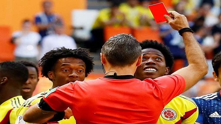 لاعب مهدد بالقتل بعد طرده في مباراة اليابان