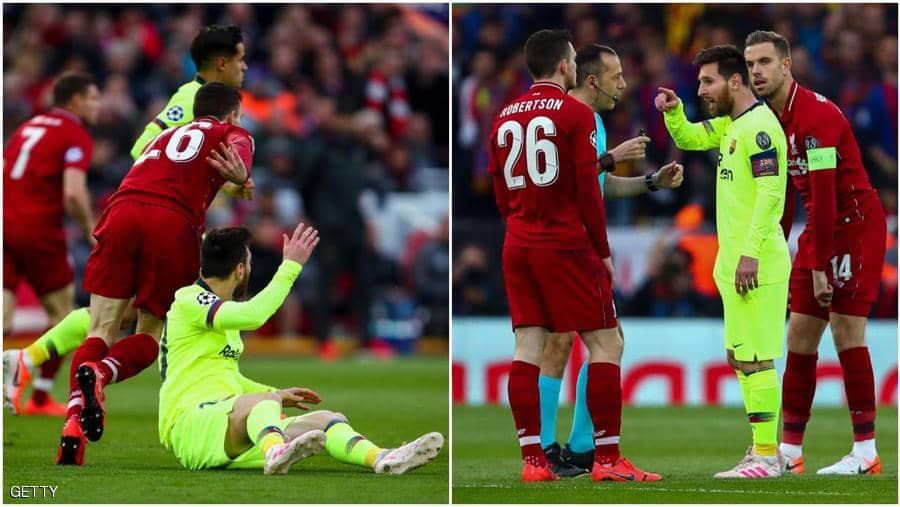 بالصور  ..  لأول مرة  ..  رفيق محمد صلاح يكشف لماذا ضرب ميسي؟