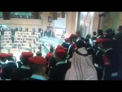 انصار الرحيمي يثيرون الفوضى في شرفات النواب بعد فوز الطراونة