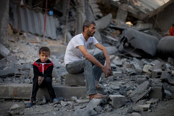 1252 وحدة سكنية تضررت جراء غارات الاحتلال على غزة