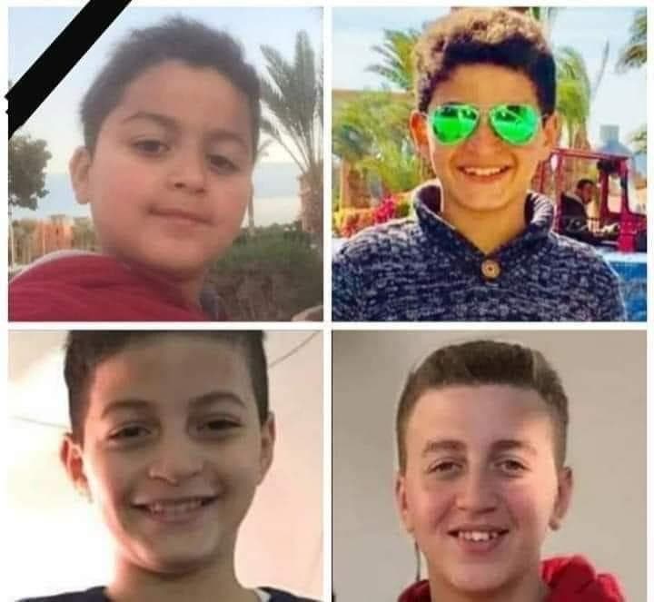 فاجعة طبيب مصري ..  تفحّم أبنائه الأربعة ووالدته بحريق