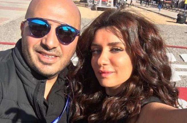 بالصور ..  زوج غادة عادل يتعرض لحادث سير وهذا وضعه الصحي