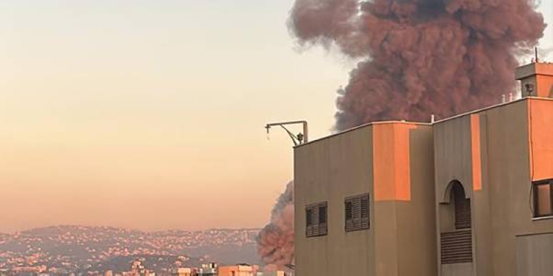 الاحتلال يعلن قصف المقر المركزي لحزب الله في بيروت