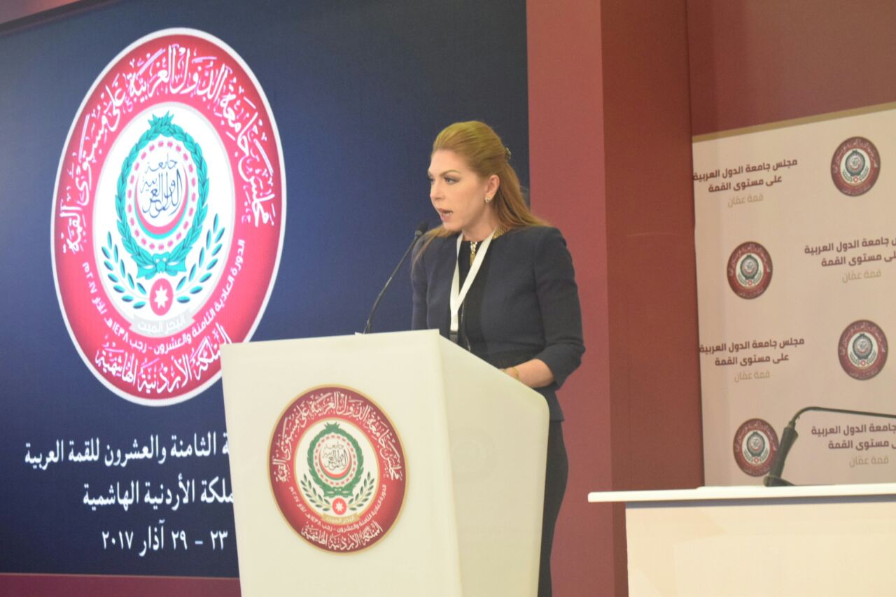 السفيرة علاء الدين : رفع (10) مشاريع قرارات لمجلس مؤتمر القادة العرب لمناقشتها