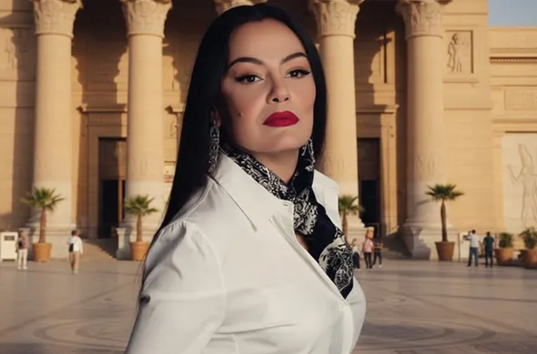 شريهان ..  أيقونة مصر الاستعراضية تروي حكاية آلاف السنين في ليلة المتحف الكبير