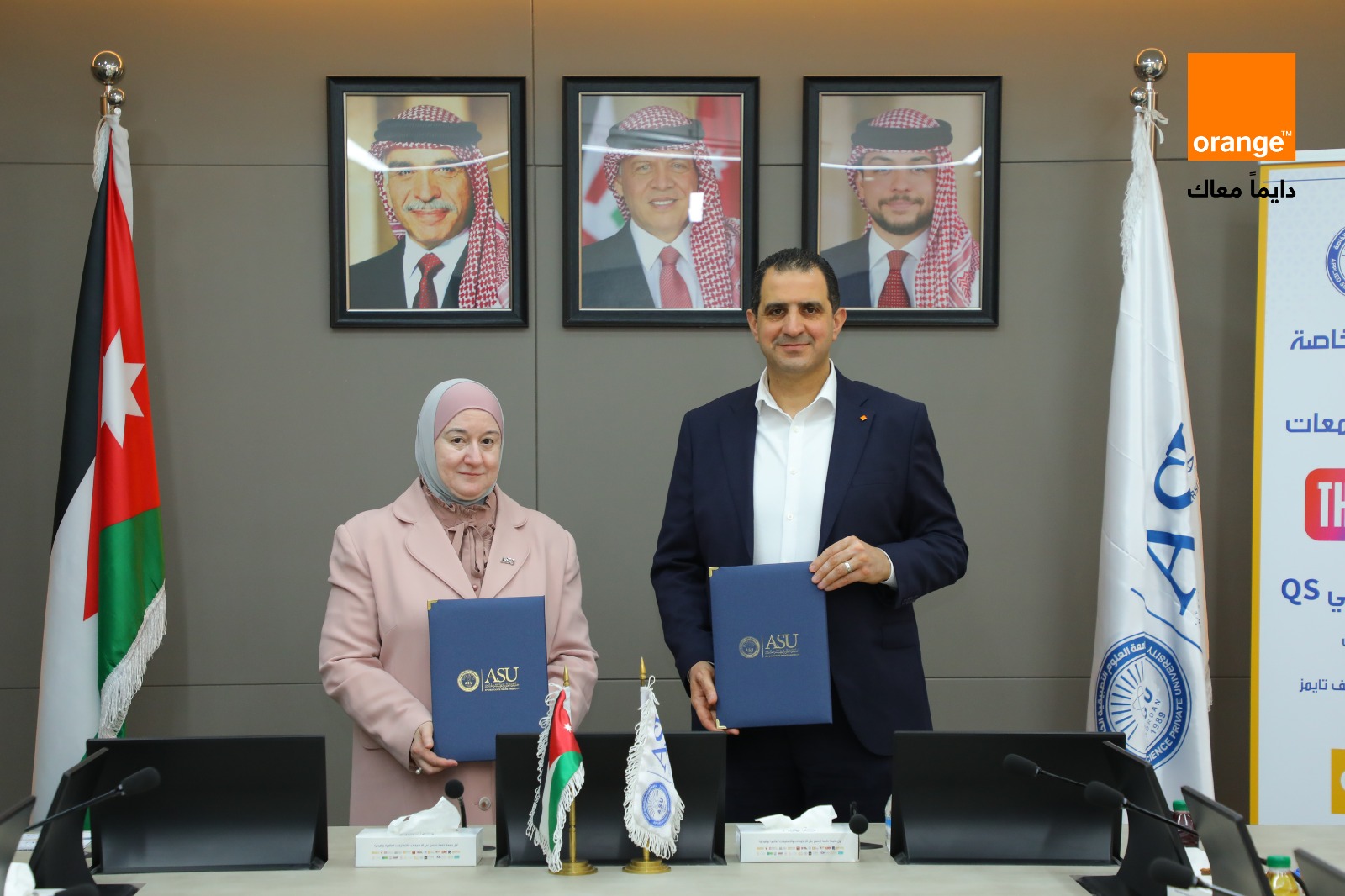 بهدف إثراء العملية التعليمية ودفعها قدماً  ..  أورنج الأردن توقع اتفاقية توريد أجهزة حاسوبية لجامعة العلوم التطبيقية لاستدامة تحديث المختبرات المركزية