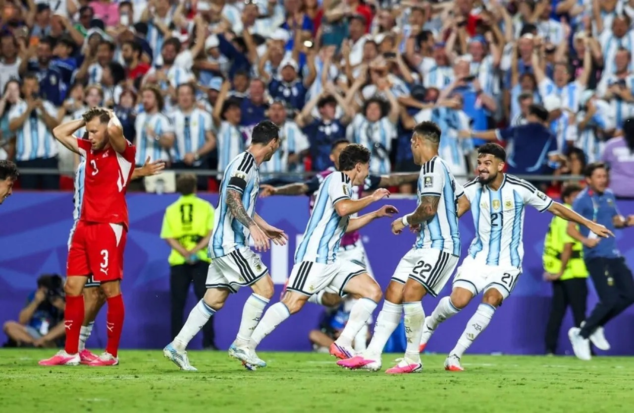 الأرجنتين تنجو من كمين سويسرا وتضرب موعدا ناريا مع إنجلترا في نصف النهائي