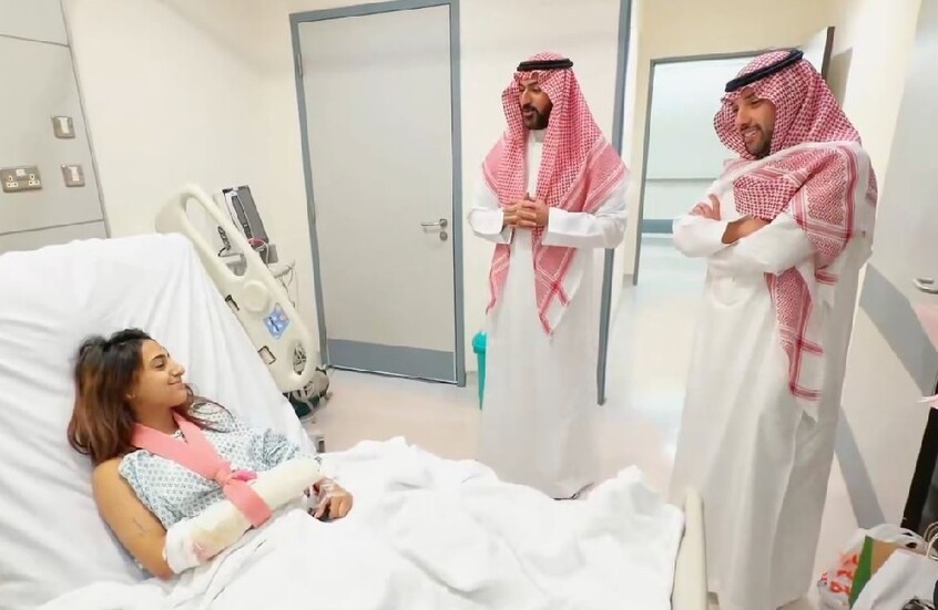 إصابة لاعبة سعودية جراء الهجمات الحوثية