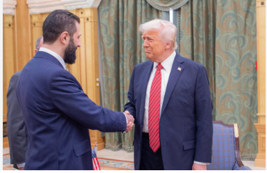 ترامب يحذر إسرائيل من "عرقلة تطور سوريا" ويشيد بأحمد الشرع ..  ماذا قال؟