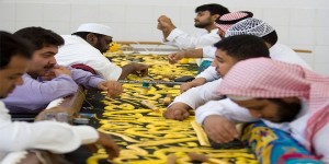 الكعبة تزينت بأغلى وأشرف كسوة وبرقع في التاريخ