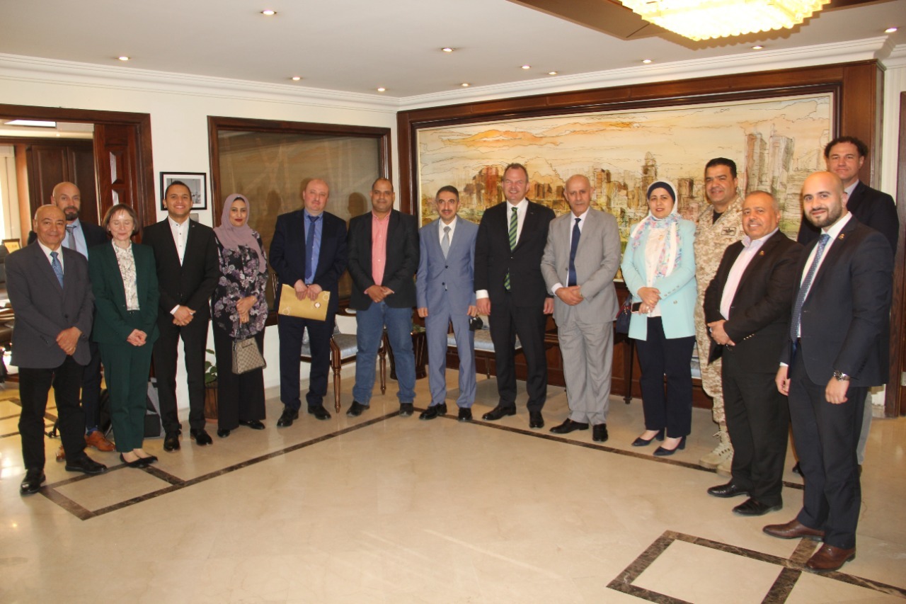 خلال لقاء مع وفد وكالة التشغيل الاتحادية الالمانية لبحث تشغيل الاردنيين