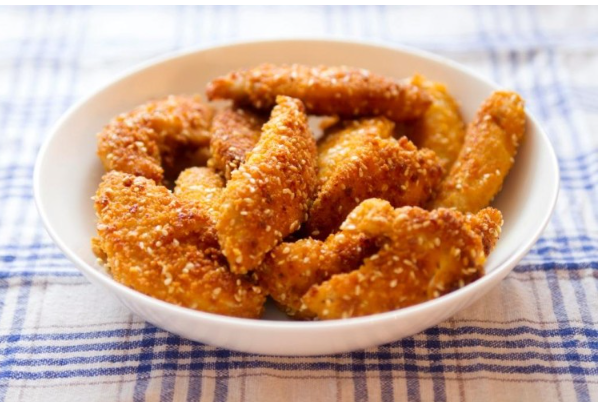 طريقة عمل أصابع الدجاج المقرمشة 