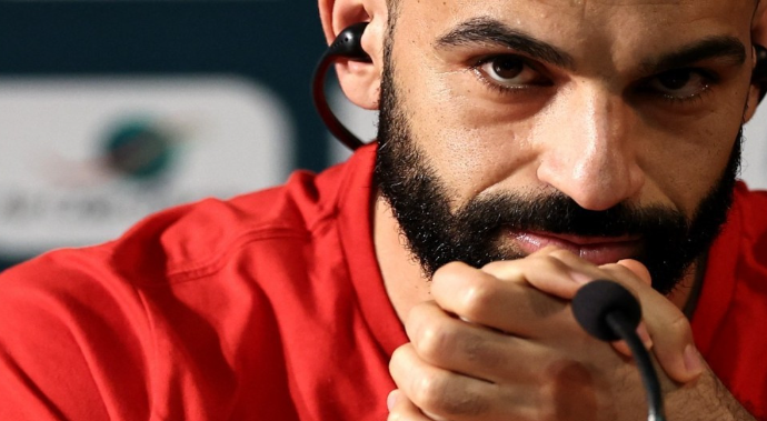 محمد صلاح على مقاعد بدلاء ليفربول في مواجهة برايتون