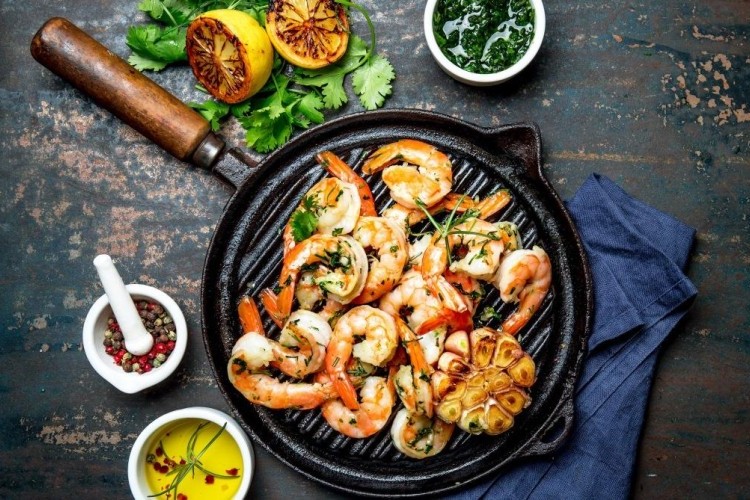 الجمبري المشوي للرجيم