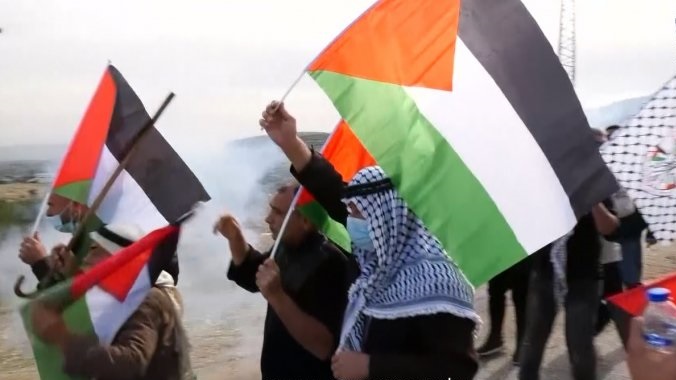  إصابة العشرات بعد قمع قوات الاحتلال لتظاهرة في الأغوار الشمالية بفلسطين المحتلة