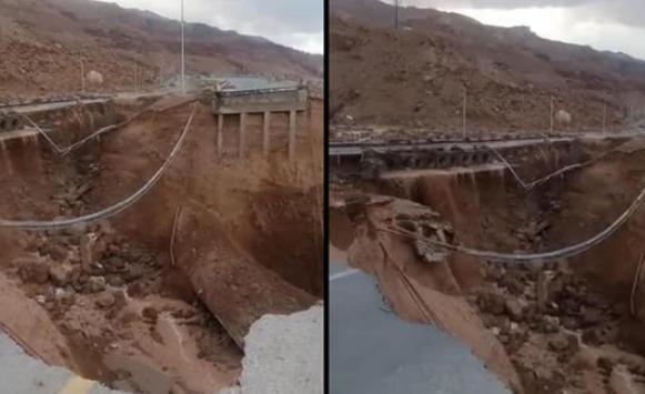 بعد حادثة البحر الميت  ..  "المهندسين" تحذر : جسر زرقاء ماعين مهدد بالانهيار في اي وقت