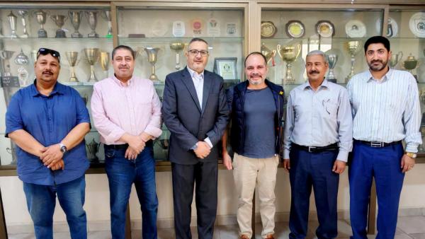 الأمير علي يزور نادي شباب العقبة