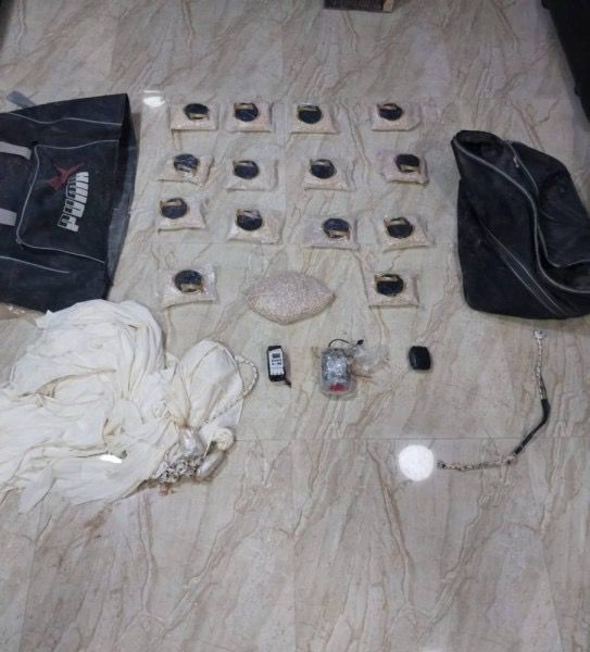 المنطقة العسكرية الشرقية تحبط محاولة تهريب كمية من المواد المخدرة باستخدام بالونات