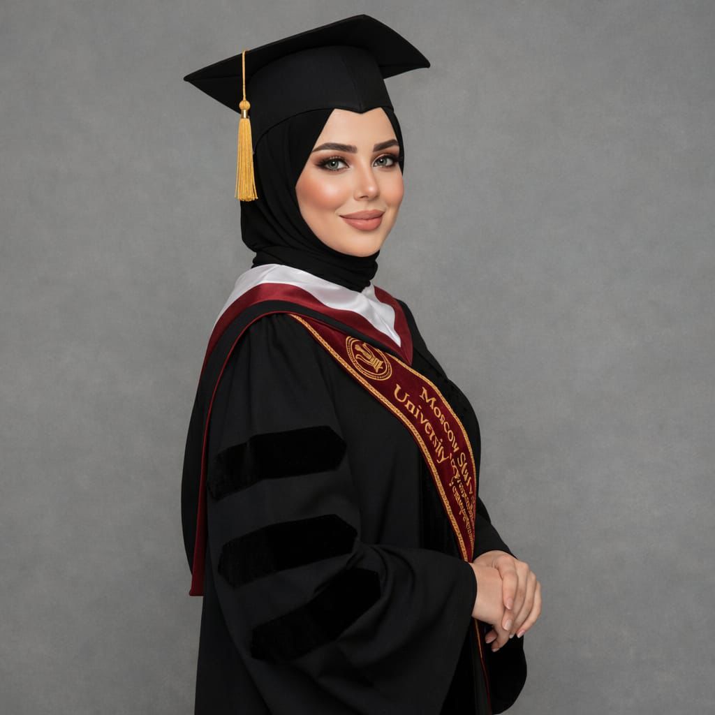 الأستاذة فرح المصري  ..  ألف مبارك الماجستير