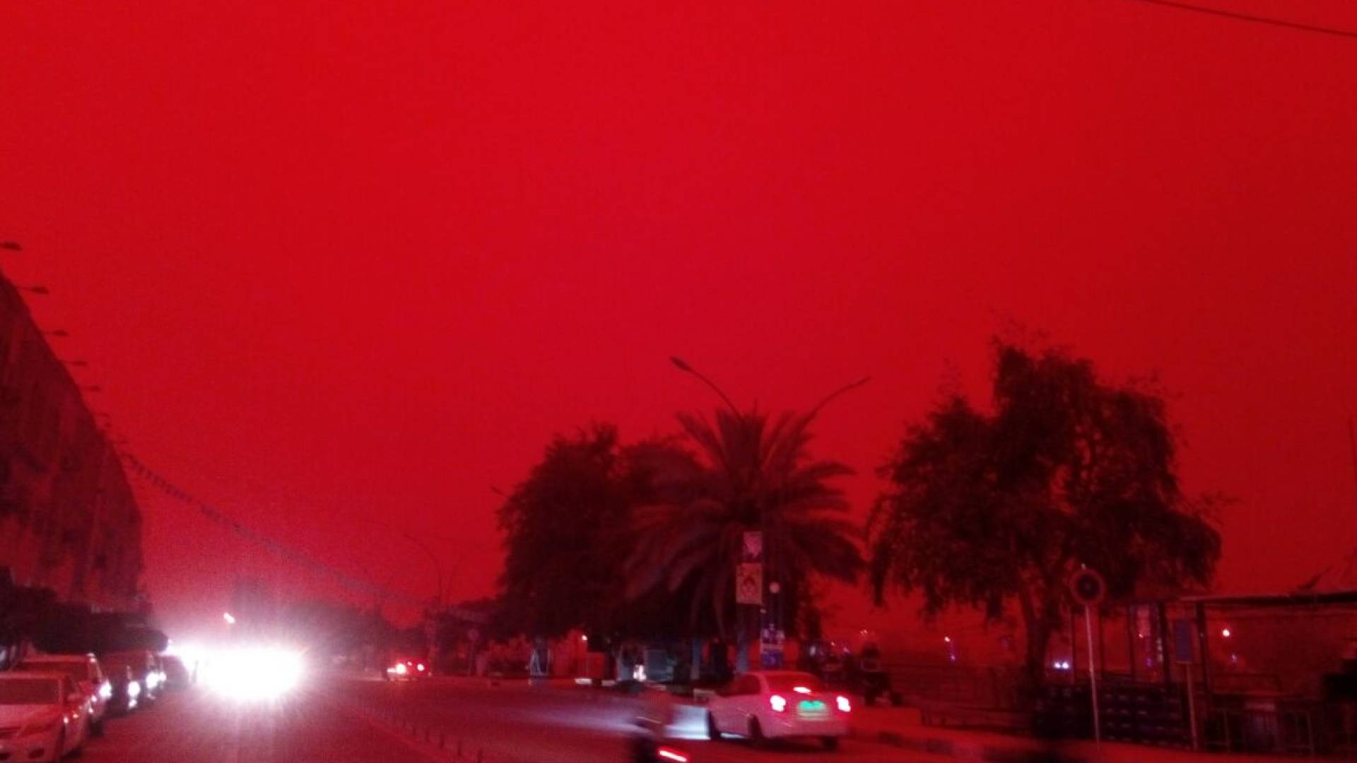 العاصفة الحمراء تجتاح المتوسط ..  من ليبيا ومصر وصولا إلى بلاد الشام