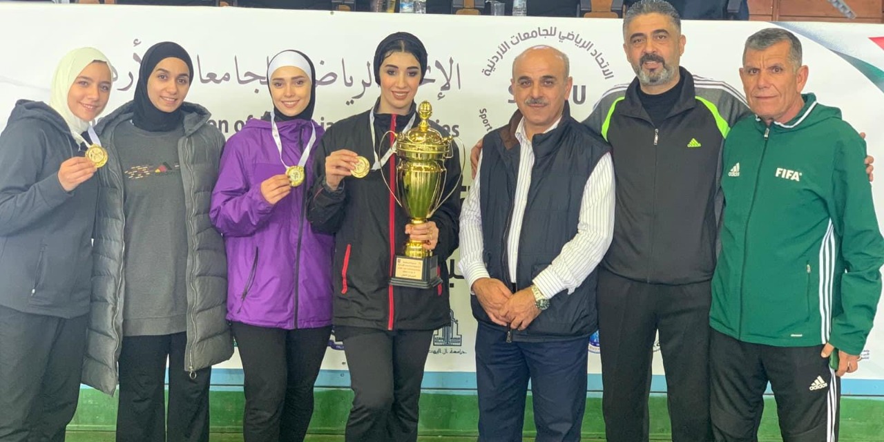 فريق العلوم التطبيقية يحقق المركز الأول في بطولة الريشة للجامعات الأردنية